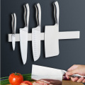Magnetic Knife Holder Strip Block Rack Multipurpose Kitchen Utensiltool Holder Stainless Steel Spoon Fork Knife Organizer
